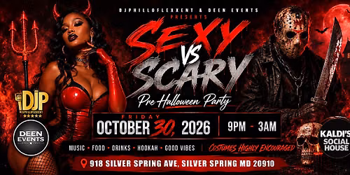 Sexy vs Scary \u2013 Pre-Halloween Party