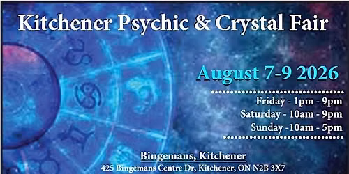 Kitchener \/ Waterloo Psychic & Crystal Fair