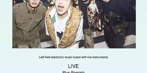 TAMIW from Japan, live plus Paerish, in London 13th May