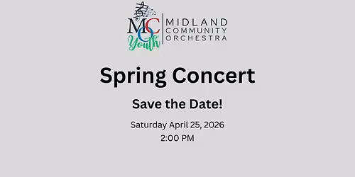 Midland Community Orchestra Youth - Spring Concert
