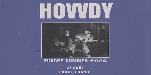 Hovvdy \/\/ 27.08.2026 \/\/ POPUP!