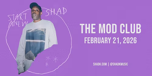 Shad: 20th Anniversary - Start Anew Tour