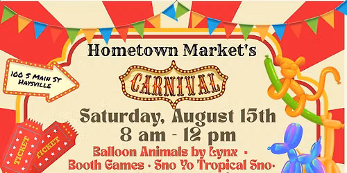 Haysville Hometown Market Summer Carnival theme