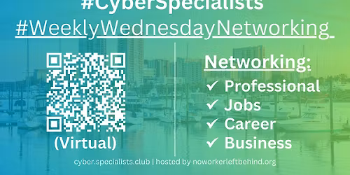 #CyberSpecialists Virtual Job\/Career\/Professional Networking #Stamford