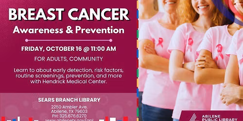 Breast Cancer: Awareness & Prevention (Sears Branch)