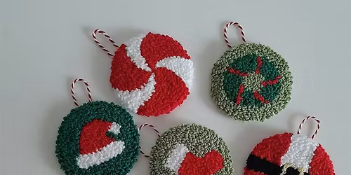 Punch-Needle Christmas Decoration