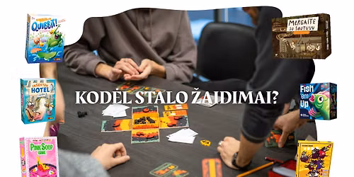 KOD\u0116L STALO \u017dAIDIMAI? ATRASK, I\u0160BANDYK, SU\u017dINOK!