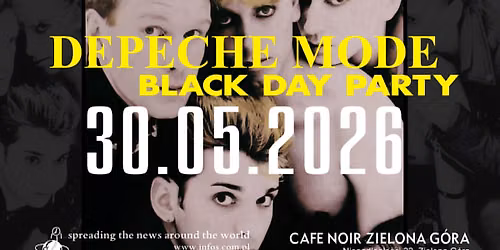 DEPECHE MODE Black Day Party I 30.05.2026 I Cafe Noir \ud83d\udda4\u2615
