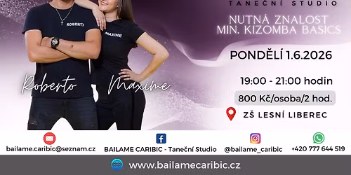 Workshop kizomba fundamentals flow and fun