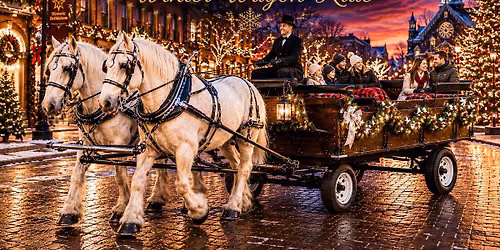 \ud83c\udf84 Downtown Bethlehem Christmas Winter Wagon Ride \ud83c\udf84