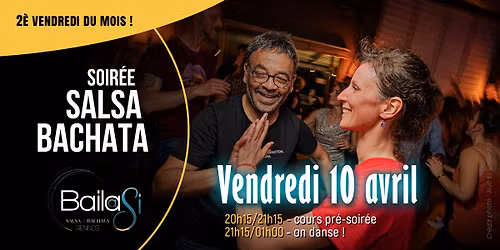 Soir\u00e9e Salsa\/Bachata par BAILASI