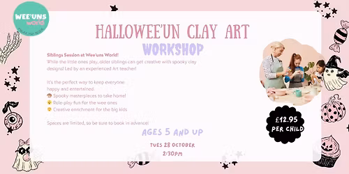 Halloween Clay Art Workshop
