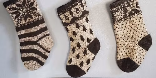 Colorwork Holiday Stockings with Andi Keating