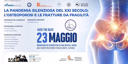 LA PANDEMIA SILENZIOSA DEL XXI SECOLO: L\u2019OSTEOPOROSI E LE FRATTURE DA FRAGILIT\u00c0