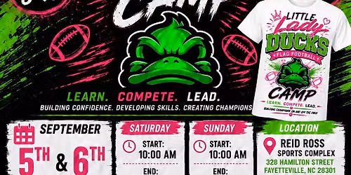 Lady Ducks Flag Football Camp