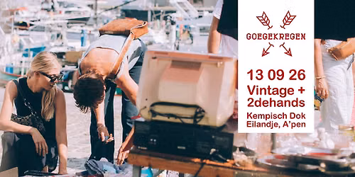 Vintage & tweedehands markt op het Kempisch Dok | Eilandje