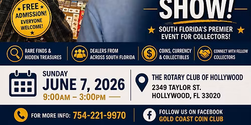 Best Silver Prices at the Gold Coast Coin Show!