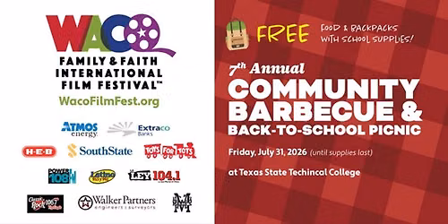 7th Annual COMMUNITY BARBECUE & BACK-TO-SCHOOL PICNIC