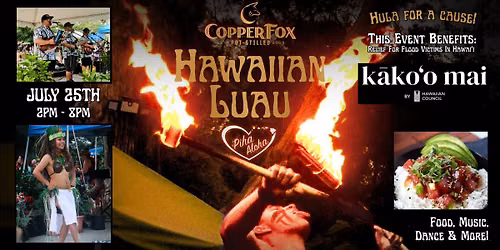 Full Hawaiian Luau at Copper Fox Distillery