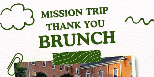 Mission Trip Thank You Brunch