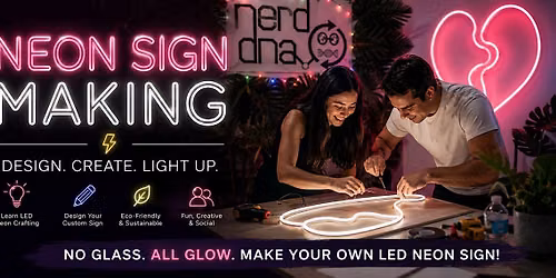 LED Neon Sign Making in a Art Studio