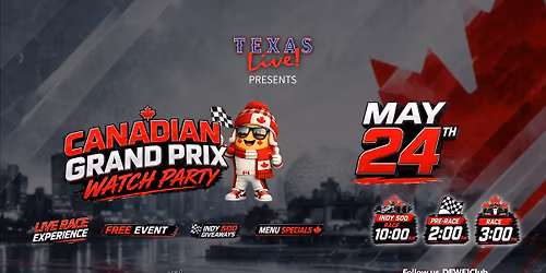 Canadian Grand Prix Watch Party