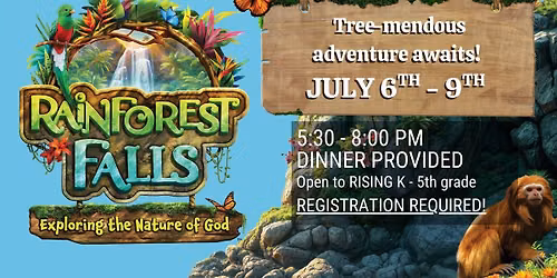 VBS 2026 - Rainforest Falls! 