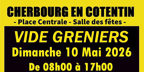 Vide-greniers Dimanche 10 Mai 2026 Cherbourg-en-Cotentin