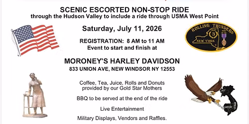 Rolling Thunder West Point Escorted Ride