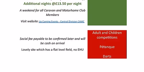 Central Division Friendship Rally