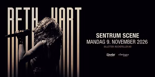 Beth Hart - NY DATO \/\/ Sentrum Scene \/\/ 09.11.26 - UTSOLGT!