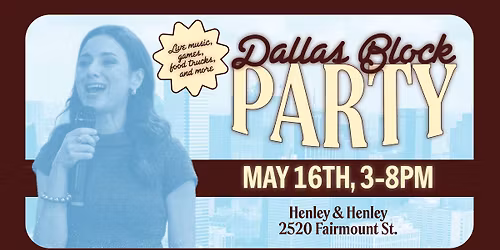 Meet Gina at the Dallas Block Party