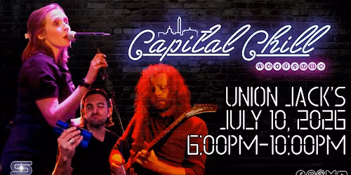 \ud83c\udfb6 Capital Chill Acoustic Trio Returns to Union Jack\u2019s! \ud83c\udfb6