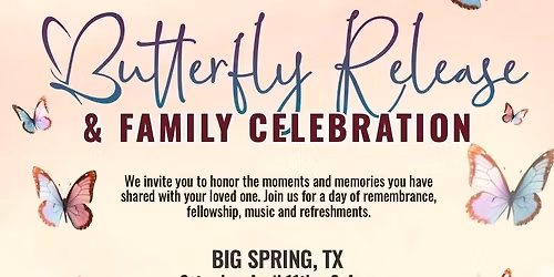 Big Spring's 2026 Butterfly Release 