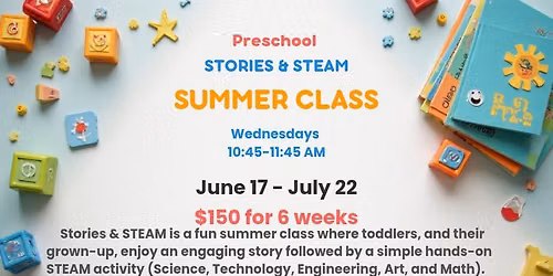 Preschool Stories + STEAM