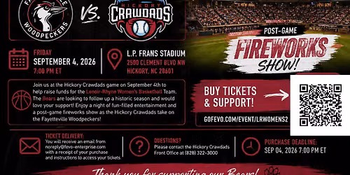 Hickory Crawdads at Fayetteville Woodpeckers at Segra Stadium