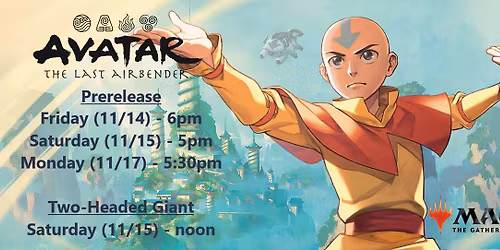 Avatar the Last Airbender Prerelease
