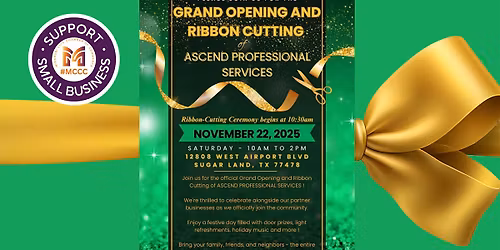 Missouri City Chamber celebrates Ascend Professional Services Grand Opening
