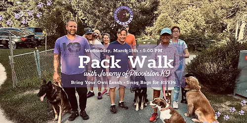 Pack Walk with Training Expert Jeremy!