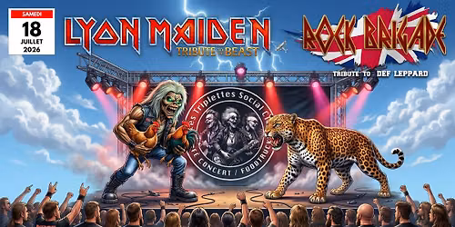 Lyon Maiden + Rock Brigade \u2022 Les Triplettes Social Club \u2022 18 juillet 2026