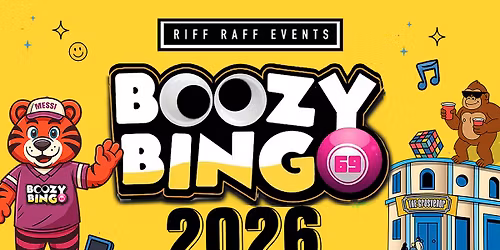 BOOZY BINGO \ud83c\udfb1\ud83d\ude35\u200d\ud83d\udcab\ud83d\udd25 Manchester's Biggest Student Bingo!