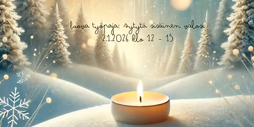 Luova ty\u00f6paja - sytyt\u00e4 sis\u00e4inen valosi