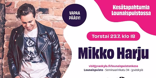 Konsertti: Mikko Harju