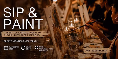 Sip & Paint voor vrouwen van kleur (25+)