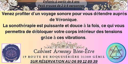 \ud83e\uddd8\u200d\u2640\ufe0f Voyage Sonore \ud83c\udfb6 Jeudi 4 D\u00e9cembre de 19h \u00e0 20h \ud83c\udf1f