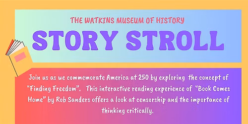 Watkins Story Stroll: "Book Comes Home"