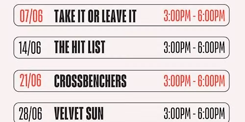 SUNDAY SESSIONS @ CANBERRA BOWLO