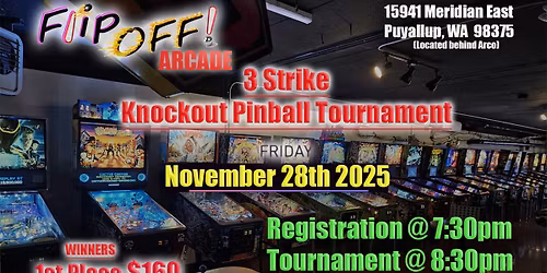 Monthly Pinball Tournament