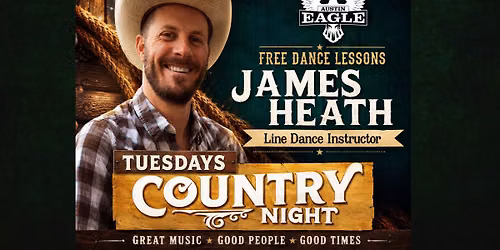 Tuesdays Country Night with James Heath