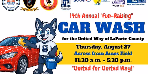 14th Annual "Fun-Raising" Car Wash for the United Way of LaPorte County